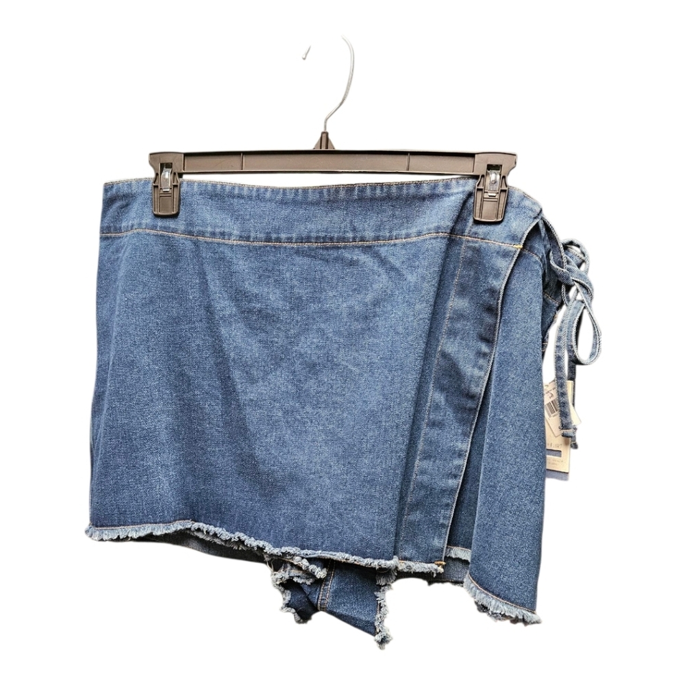Ultra Flirt Dark Blue Denim Skirt